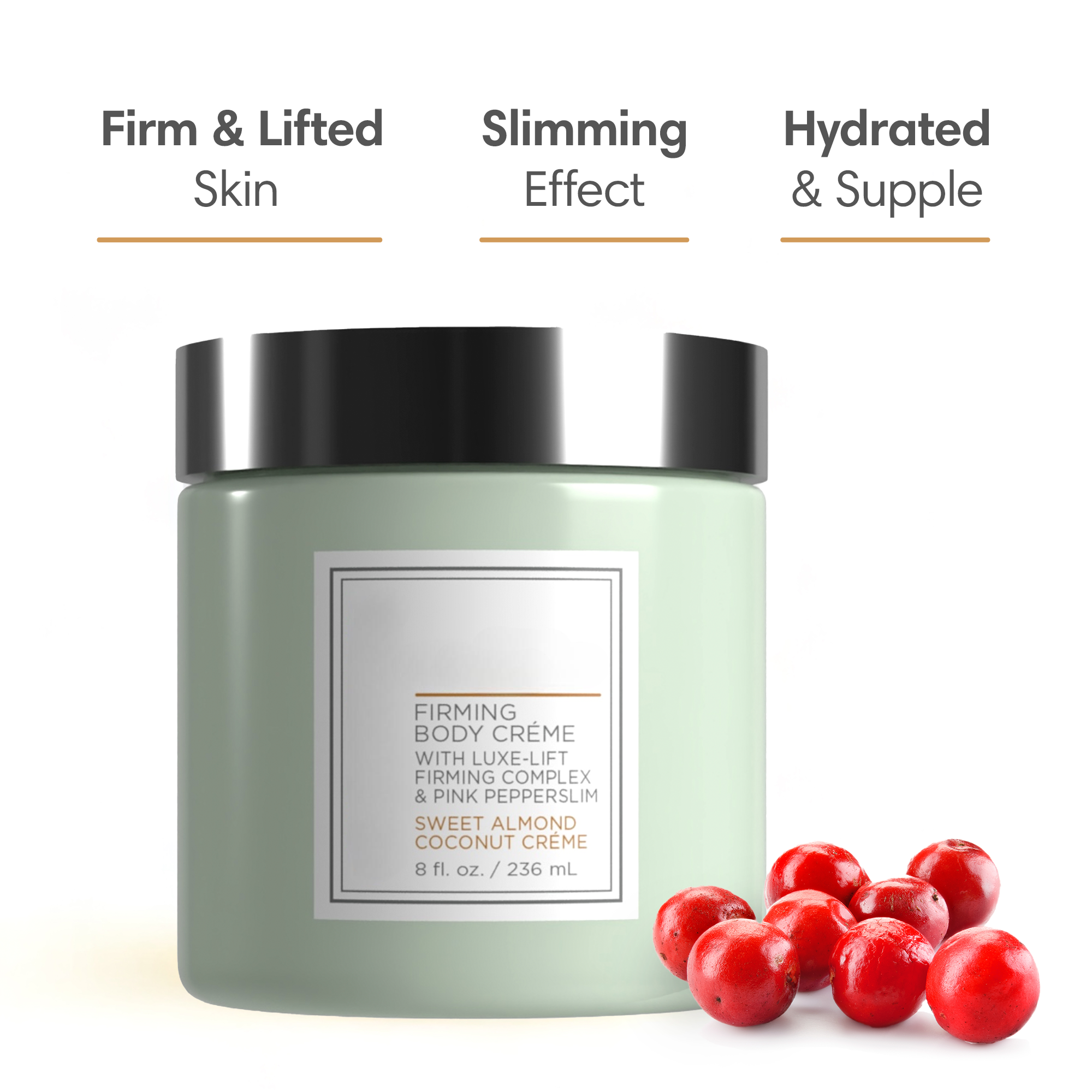 Meesue Champagne Firming Body Cream — Luxe-Lift Complex & Pink Pepperslim Firming Formula