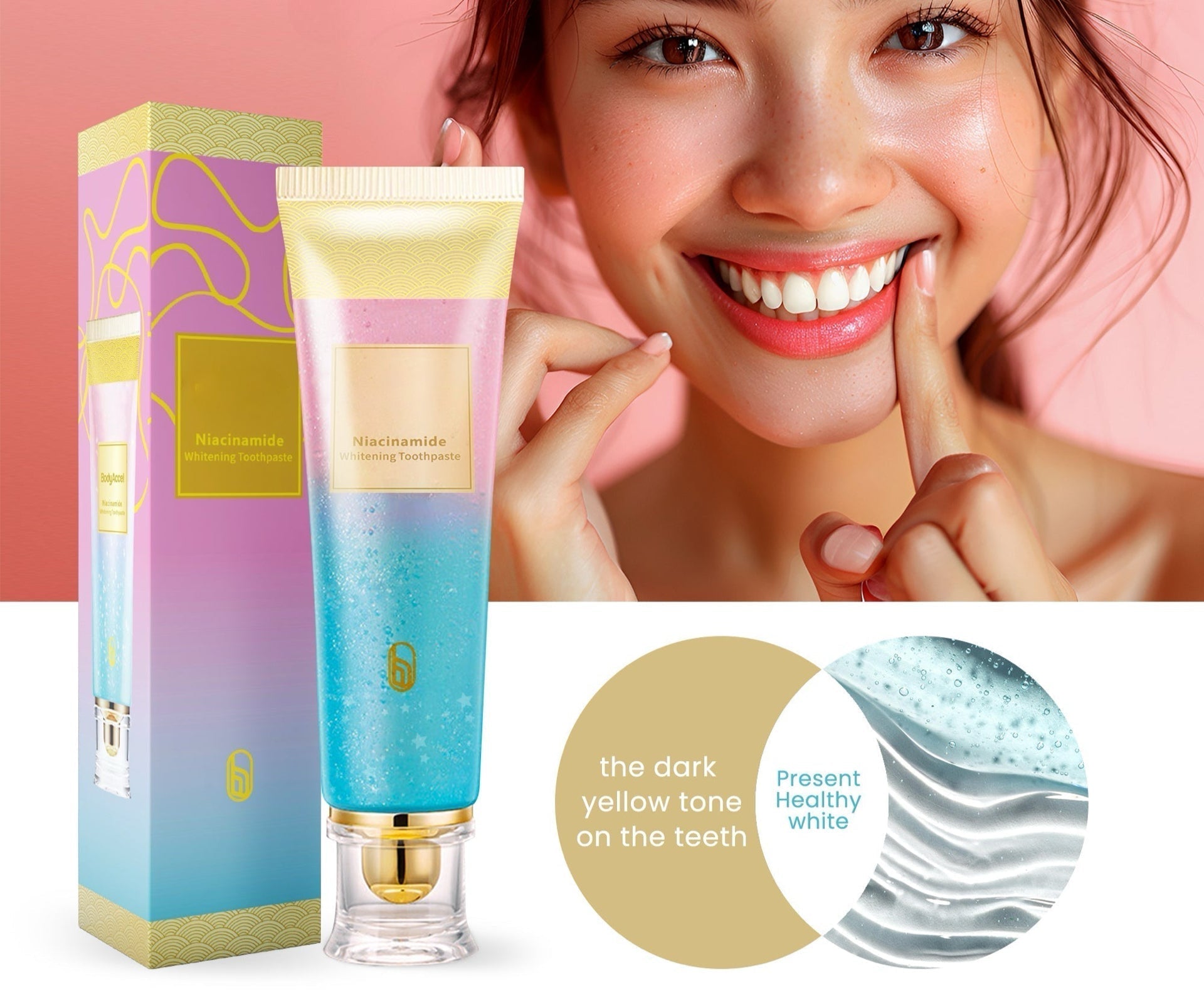 Meesue Niacinamide Whitening Toothpaste with Triple Whitening Complex