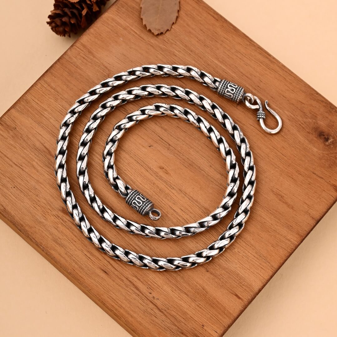 Deus - Handcrafted Silver Necklace