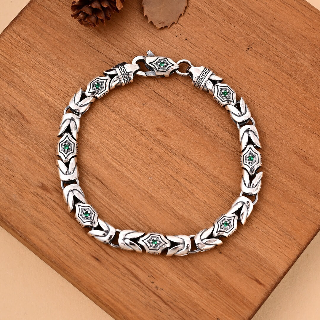 Mitus - Classic Silver Bracelet Chain