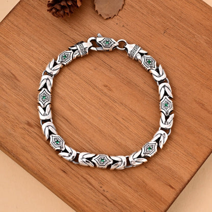 Mitus - Classic Silver Bracelet Chain