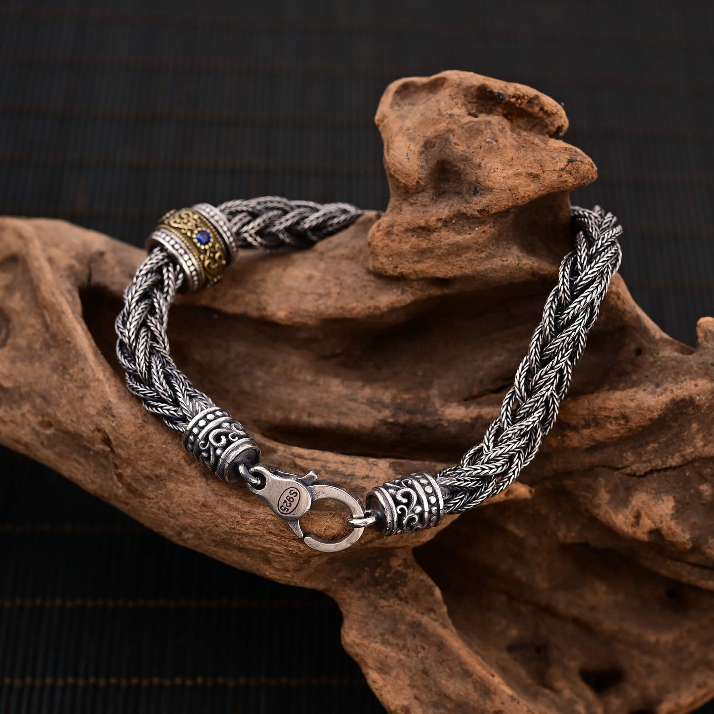 Yunqi- Silver Braided Bracelet