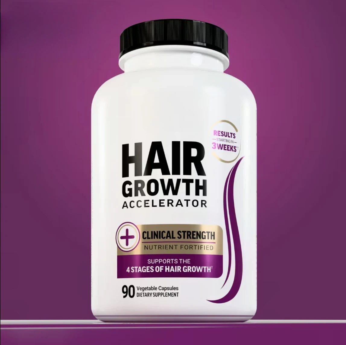 Meesue Hair Growth Accelerator Biotin Supplement with Zinc for Thicker & Fuller Hair