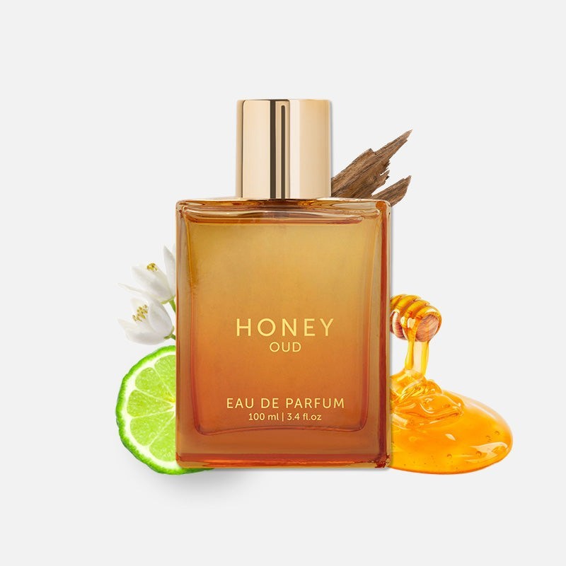 Meesue Honey Oud Eau de Parfum featuring Bergamot, Oud & Amber for Unisex Wear 100ml