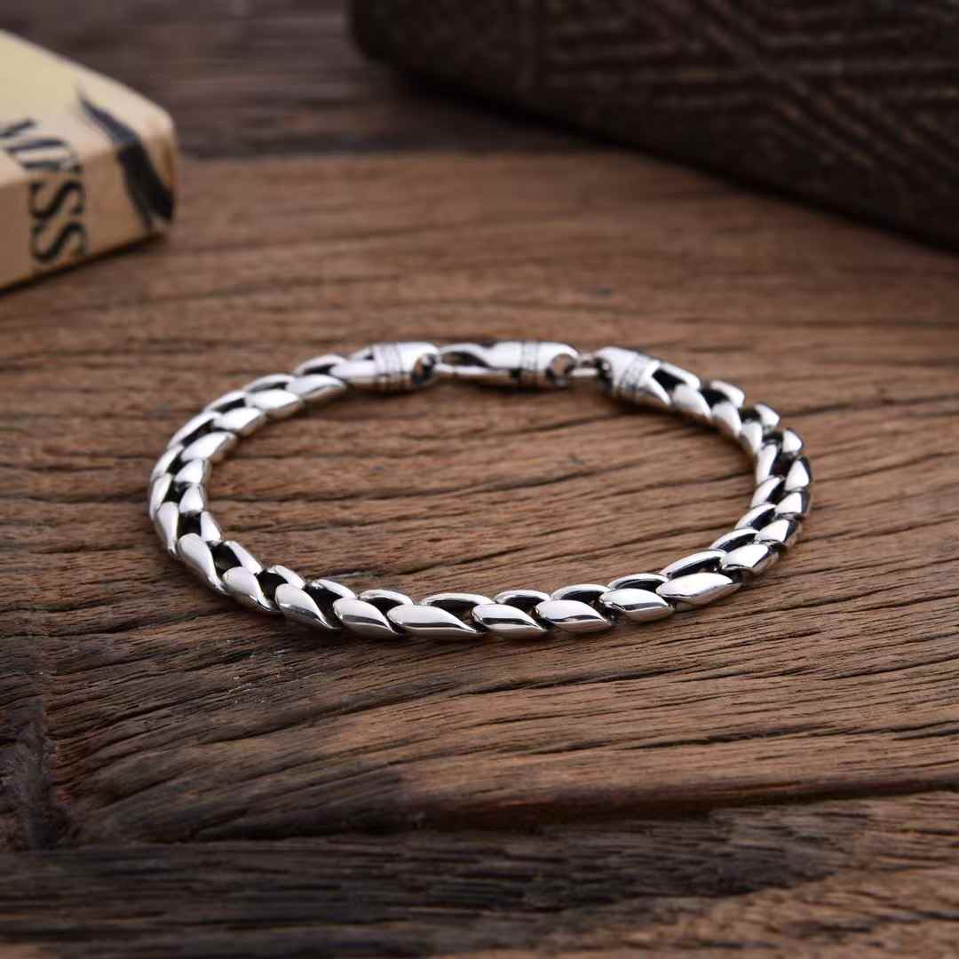 Ferrosilva - Handcrafted Silver Chain Bracelet