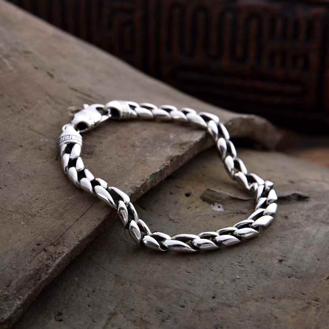 Ferrosilva - Handcrafted Silver Chain Bracelet