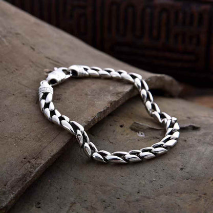 Ferrosilva - Handcrafted Silver Chain Bracelet