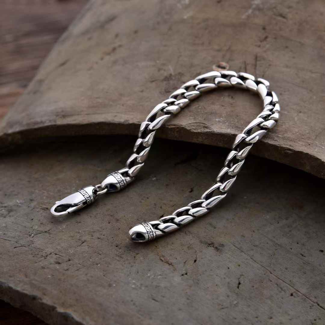 Ferrosilva - Handcrafted Silver Chain Bracelet