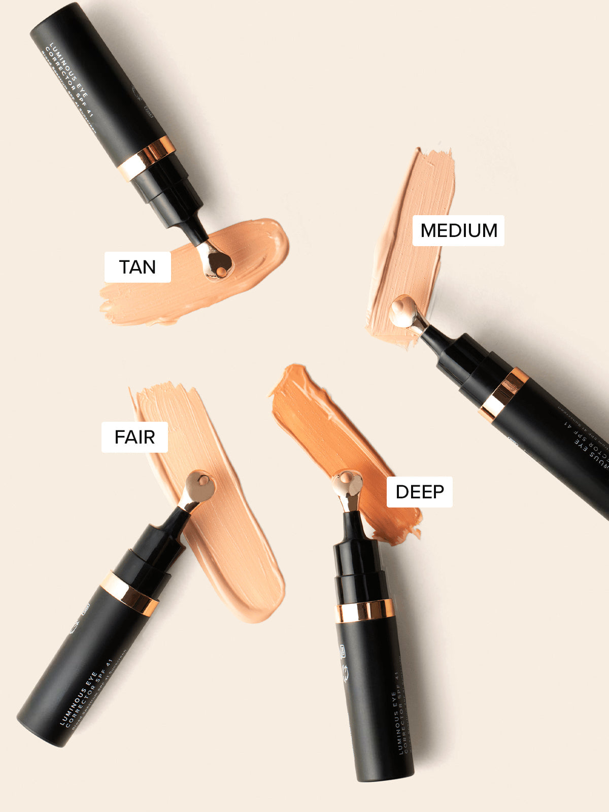 Meesue Luminous Eye Corrector Concealer SPF 41 with Peptides for Dark Circles, Fine Lines & Puffiness