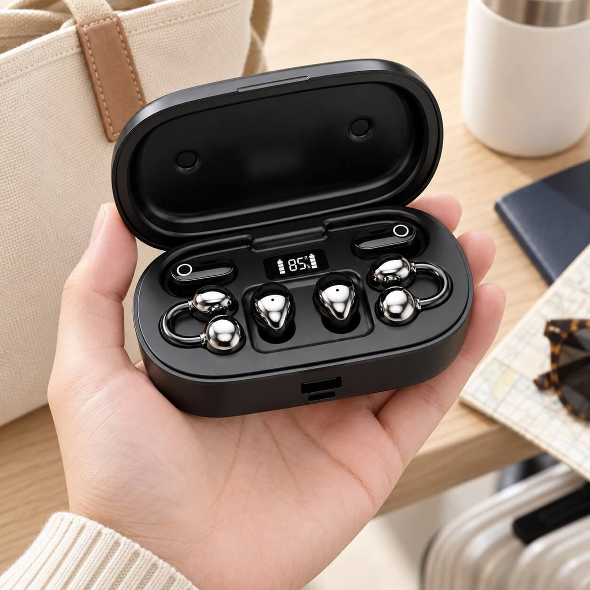 Meesue™ 3-in-1 Bluetooth Earbuds Set