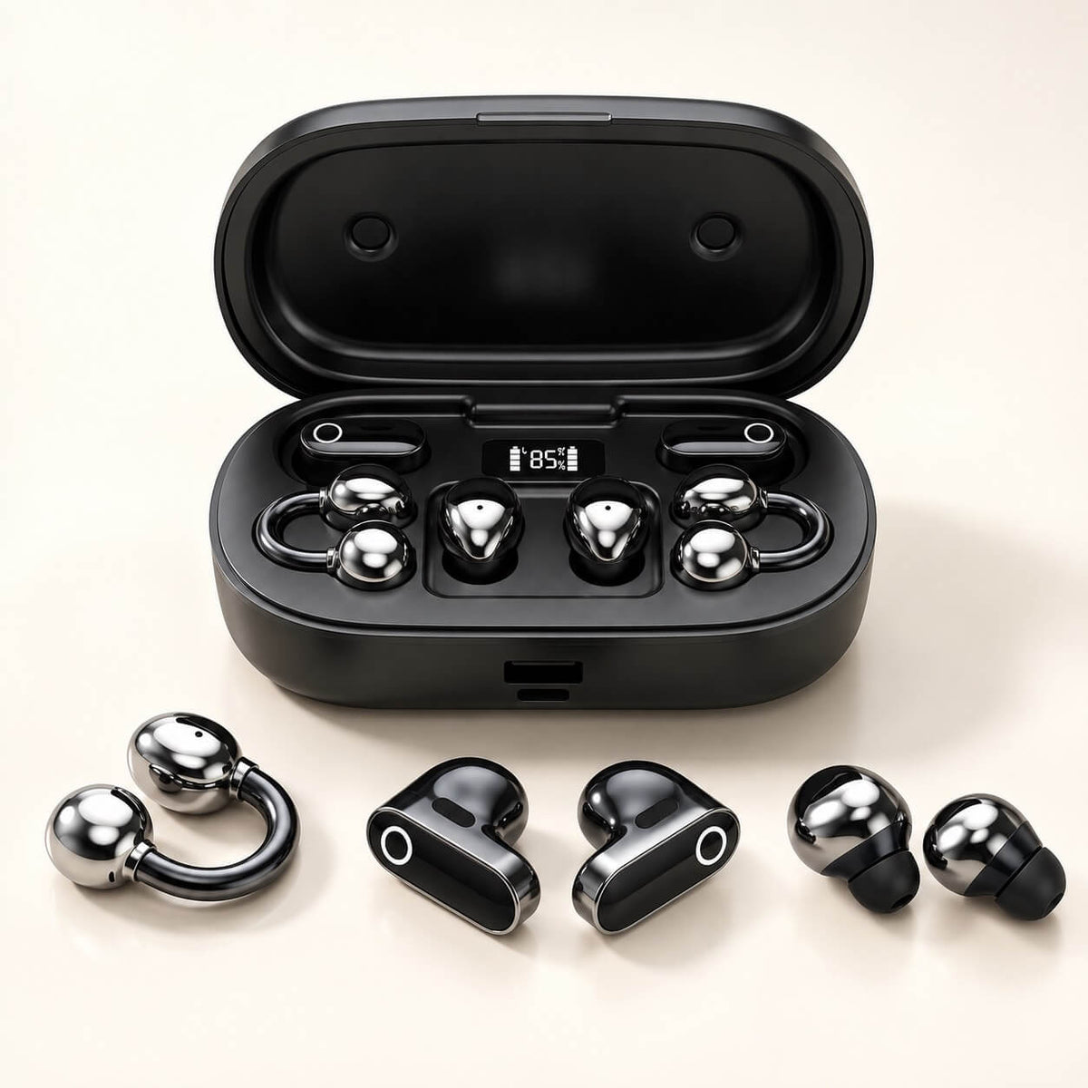 Meesue™ 3-in-1 Bluetooth Earbuds Set