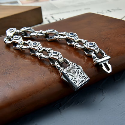 Teshin - Solid Silver Bracelet