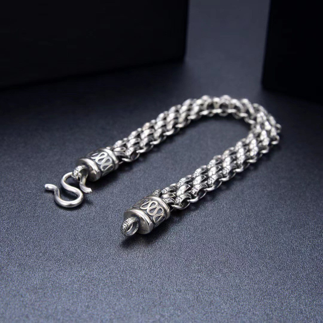 Oshira - Solid Silver Bracelet