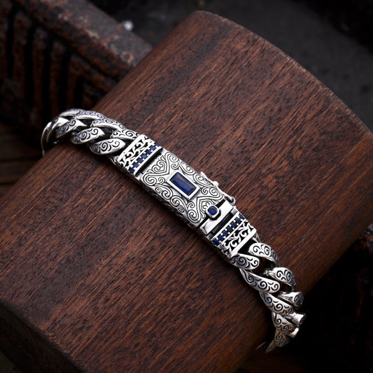 Thavaan - Guardian Temple Silver Bracelet