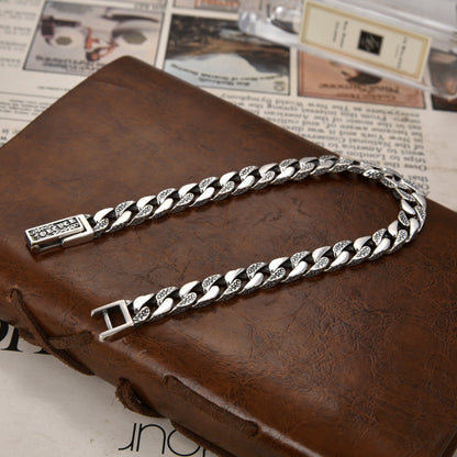 Esdran - Classic Cuban Silver Bracelet