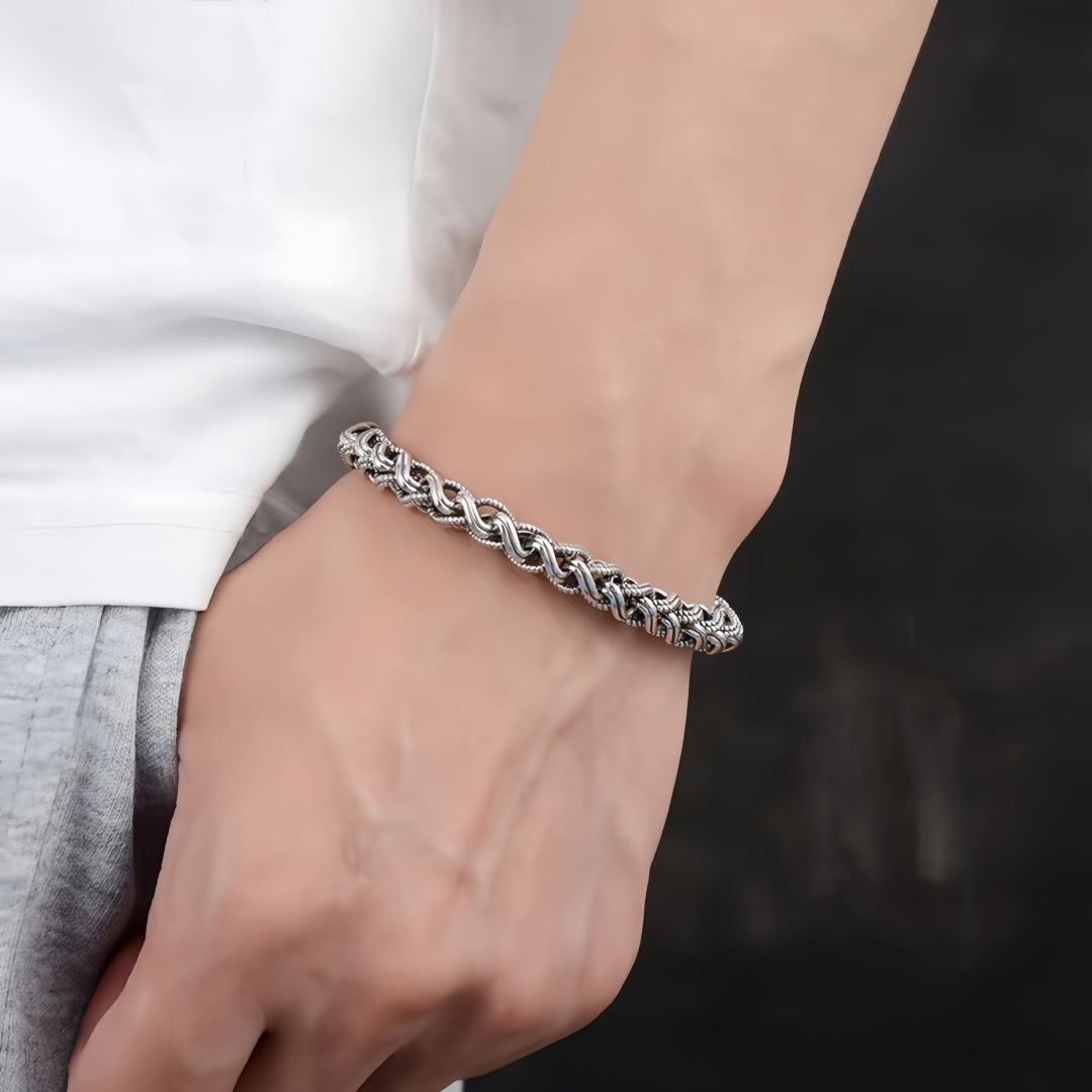 Rensha - Silver Bracelet For Men