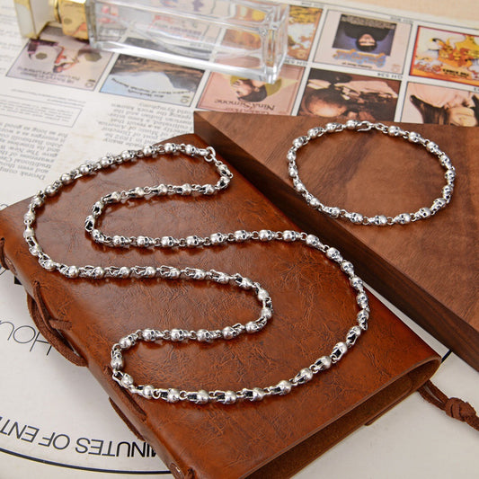 Kavros - Skullbound Silver Chain