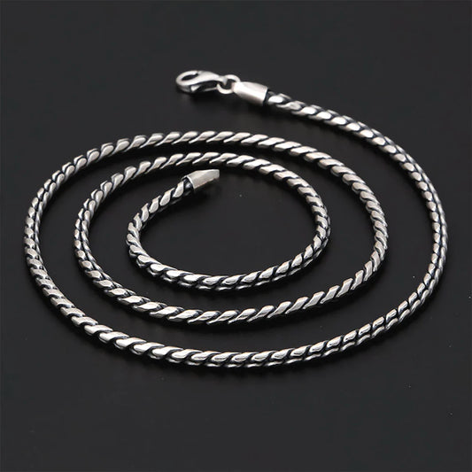 Palma - S925 Sterling Silver Clavicle Necklace