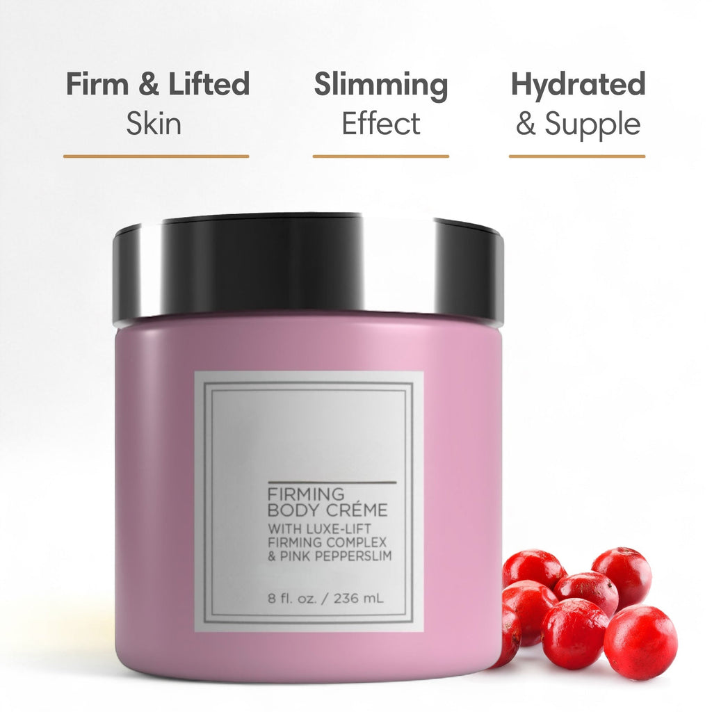 Meesue Champagne Firming Body Cream — Luxe-Lift Complex & Pink Pepperslim Firming Formula
