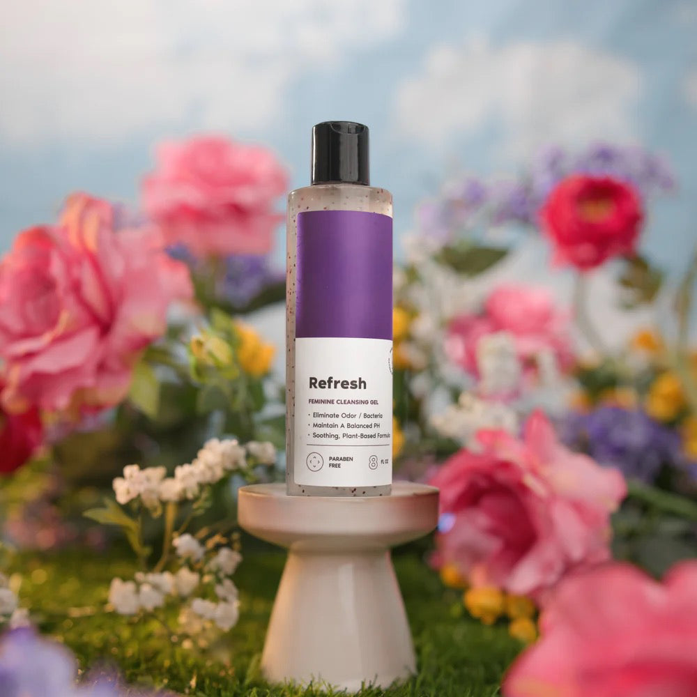 Meesue pH Balancing Refresh Plant-Based Intimate Body Wash for Sensitive Skin 8 oz