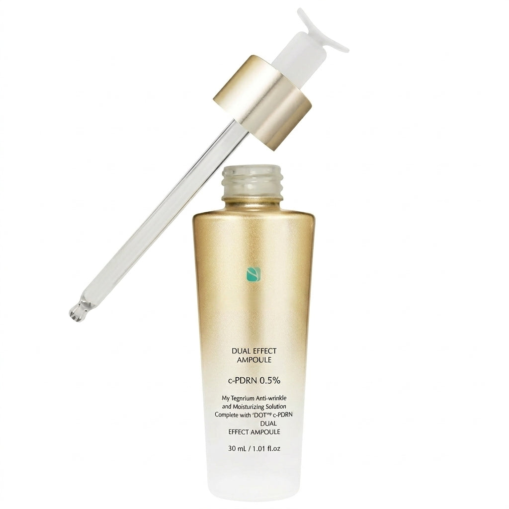 Meesue Dual Effect Ampoule DOT DUAL c-PDRN Salmon DNA Face Serum with Ceramide NP for Anti Aging