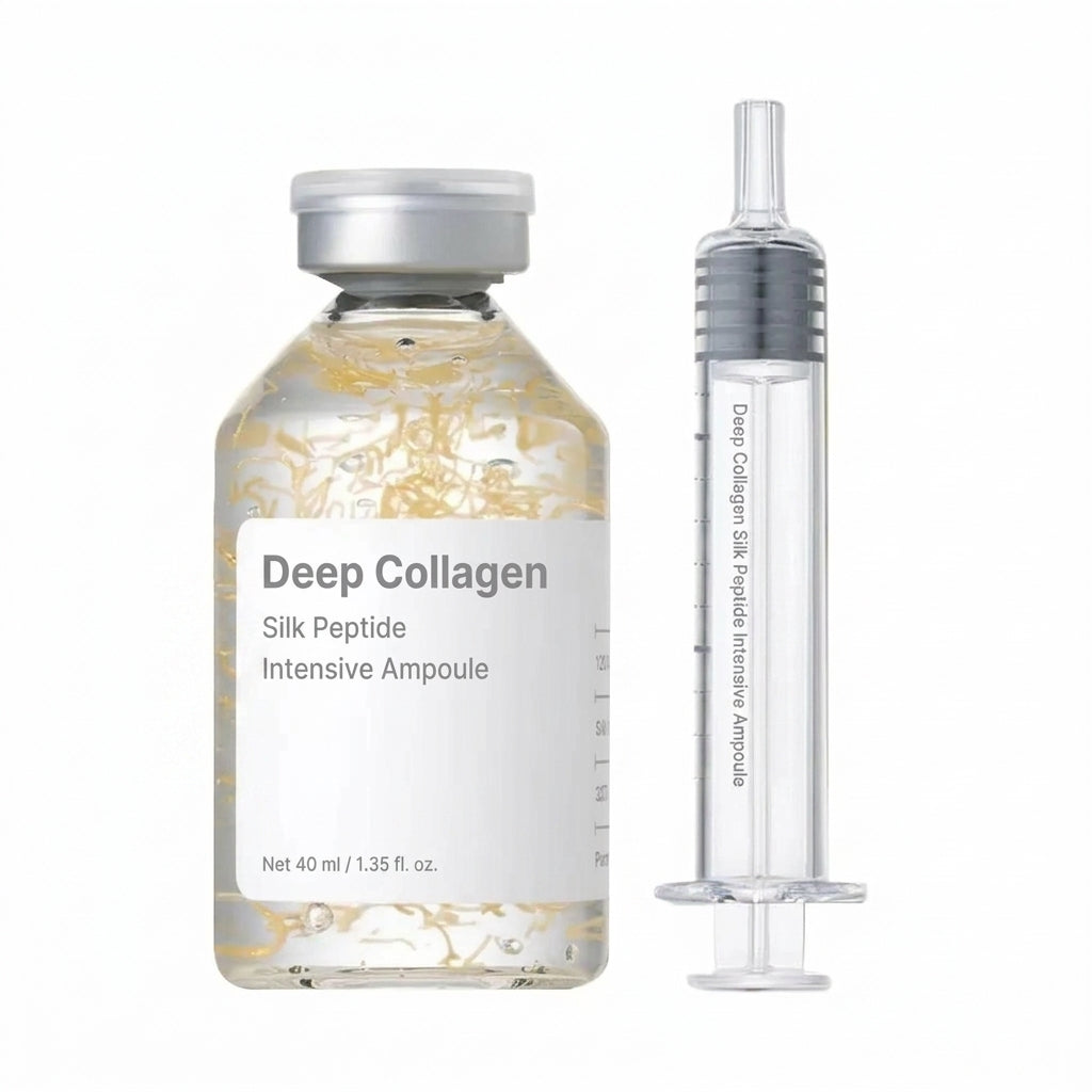 Meesue Deep Collagen Silk Peptide Intensive Ampoule Korean Face-Lifting Serum featuring 30 Peptide Complex