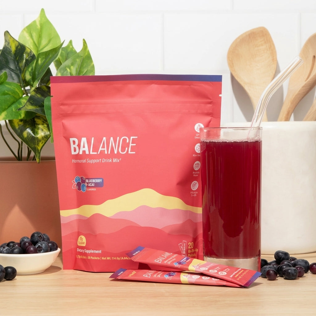 Meesue Balance Hormone Support Drink Mix with Myo-Inositol, Shatavari & Rhodiola