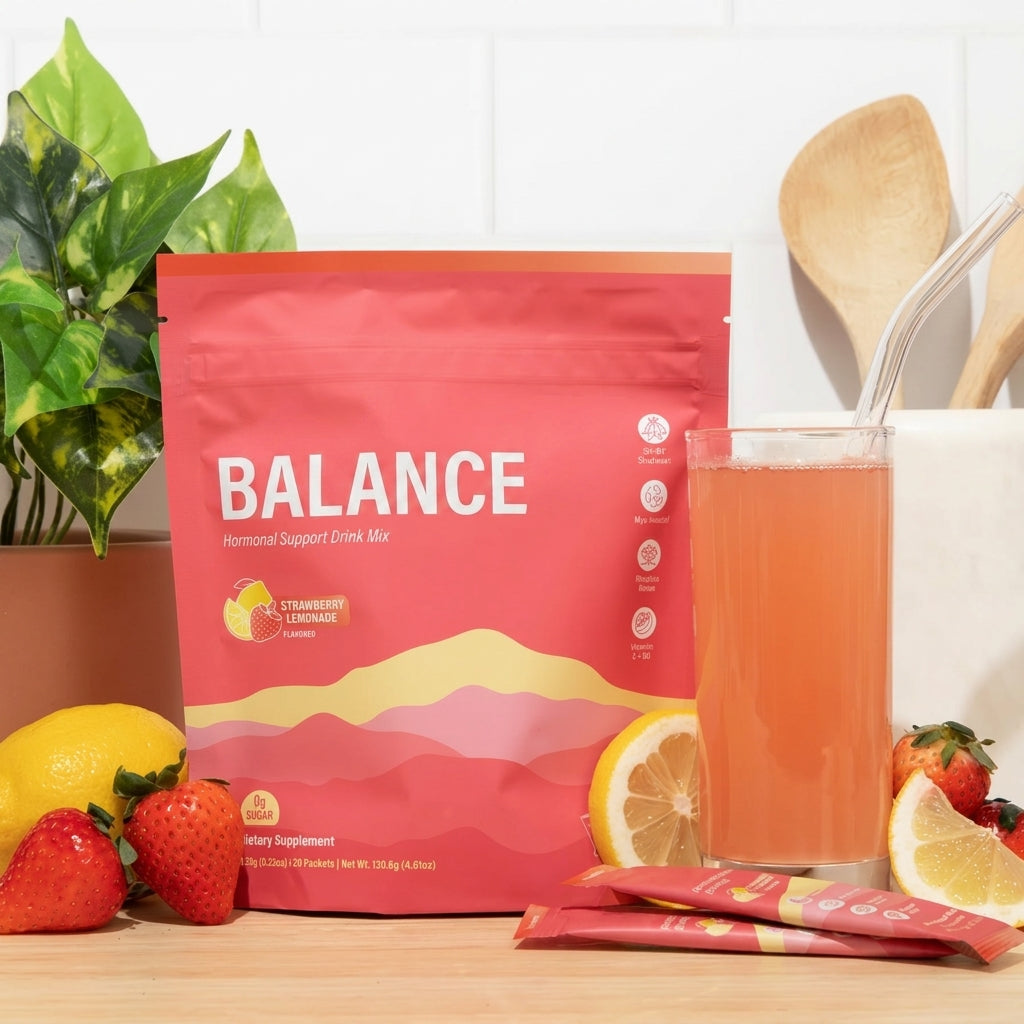 Meesue Balance Hormone Support Drink Mix with Myo-Inositol, Shatavari & Rhodiola