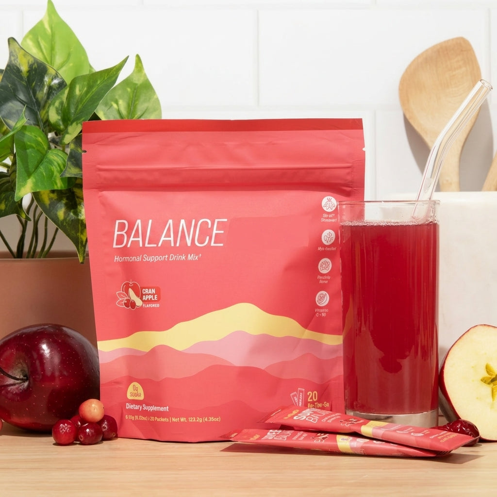 Meesue Balance Hormone Support Drink Mix with Myo-Inositol, Shatavari & Rhodiola