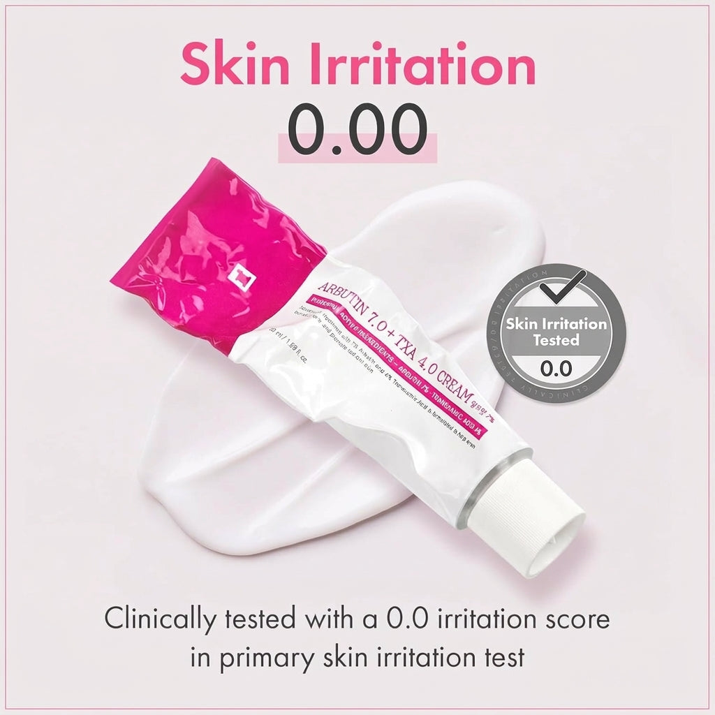 Meesue Arbutin 7% & Tranexamic Acid 4% Cream with Niacinamide for Dark Spots & Pigmentation