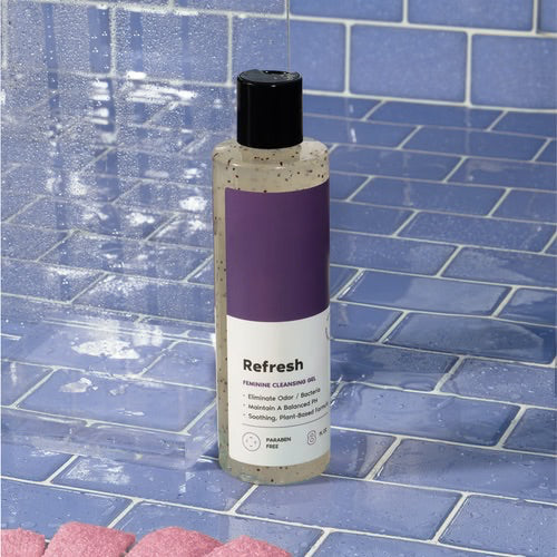 Meesue pH Balancing Refresh Plant-Based Intimate Body Wash for Sensitive Skin 8 oz