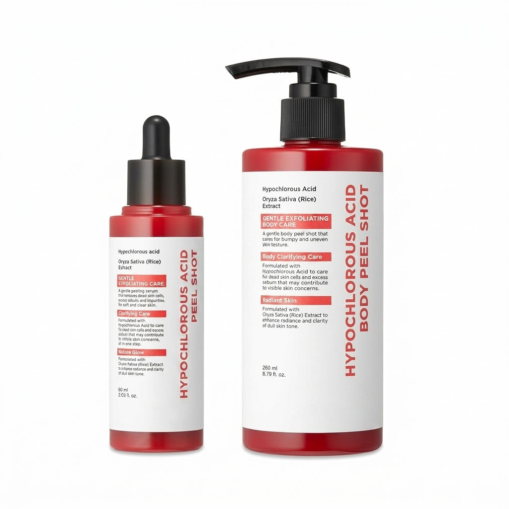 Meesue Hypochlorous Acid Peel Shot Duo with Panthenol for Exfoliation & Skin Texture