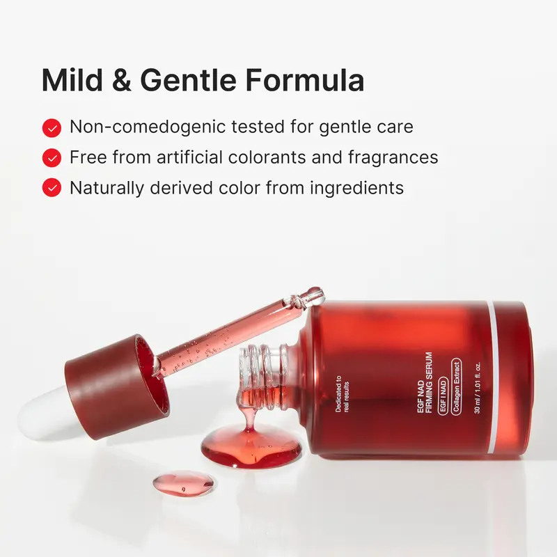 Meesue NAD+ EGF Korean Skincare Firming Serum with Collagen & Peptides for Fine Lines and Elasticity