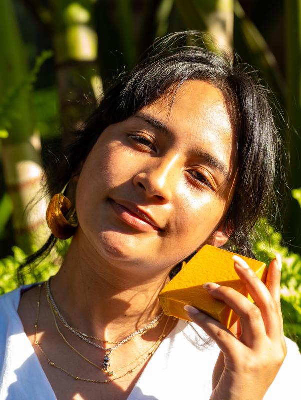 Meesue Lemon Turmeric & Kojic Acid Brightening Bar Soap for Dark Spots and Even Skin
