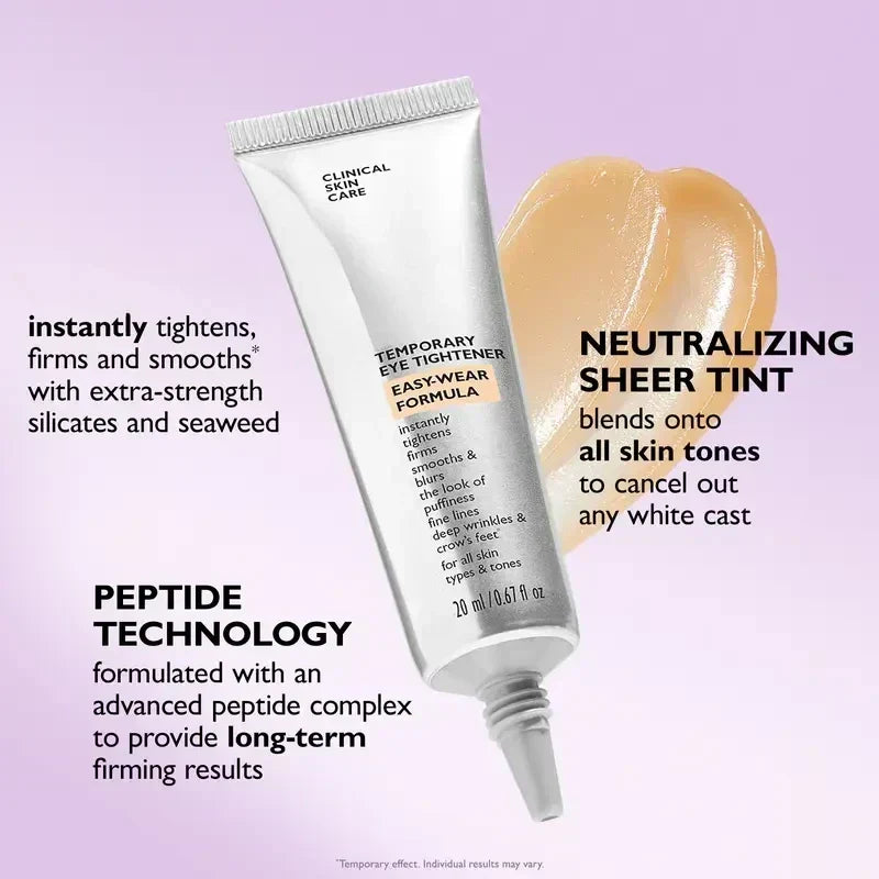 Meesue Eye Tightening Serum with Peptides for Puffiness, Wrinkles & Fine Lines