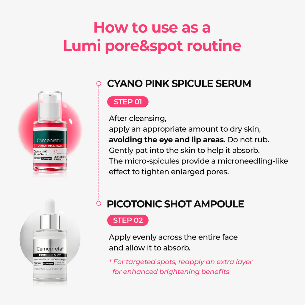 Meesue Lumi Glow Triple Pore Care Skincare Set for Pores, Blemishes & Skin Texture