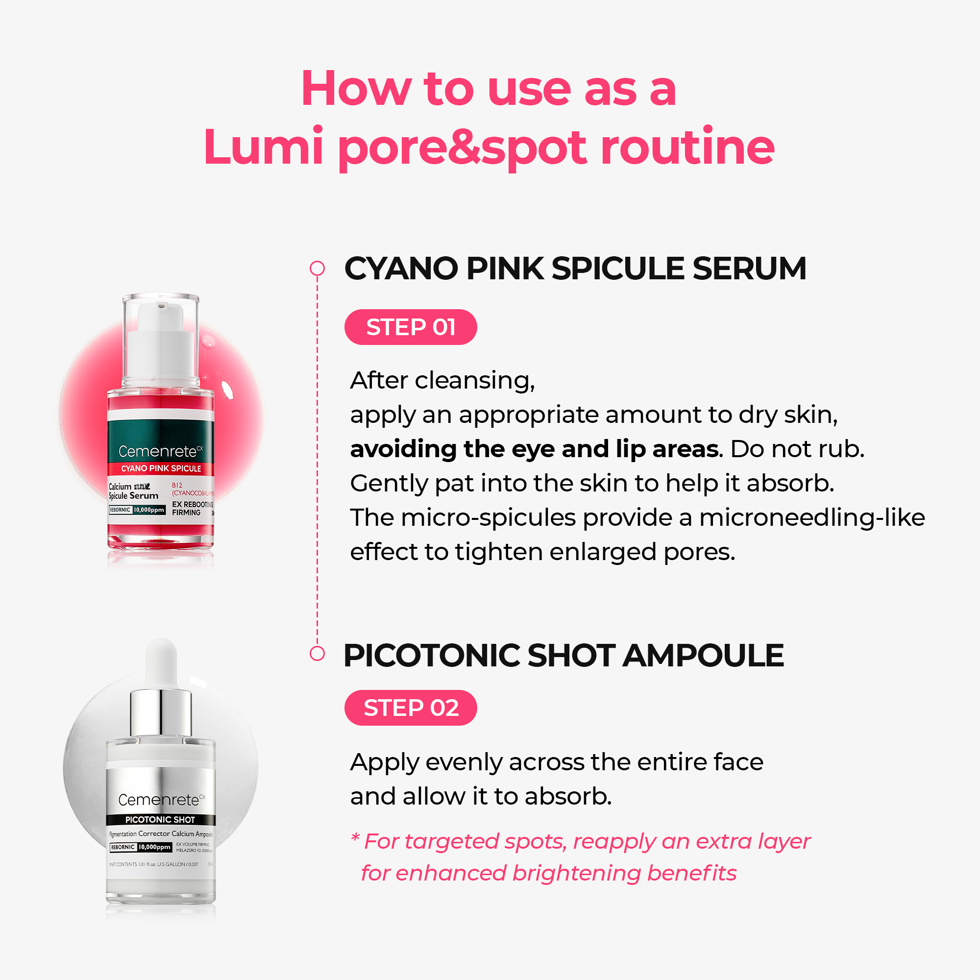 Meesue Lumi Glow Triple Pore Care Skincare Set for Pores, Blemishes & Skin Texture