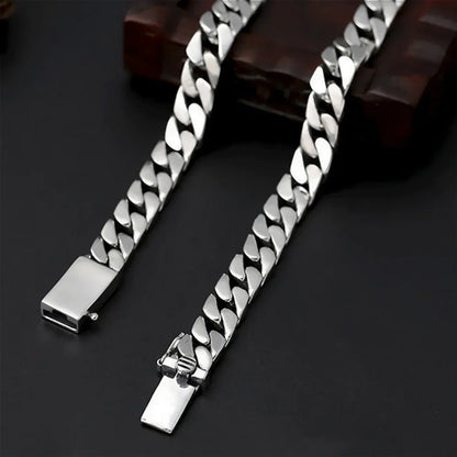 Evedy - Silver Cuban Link Chain