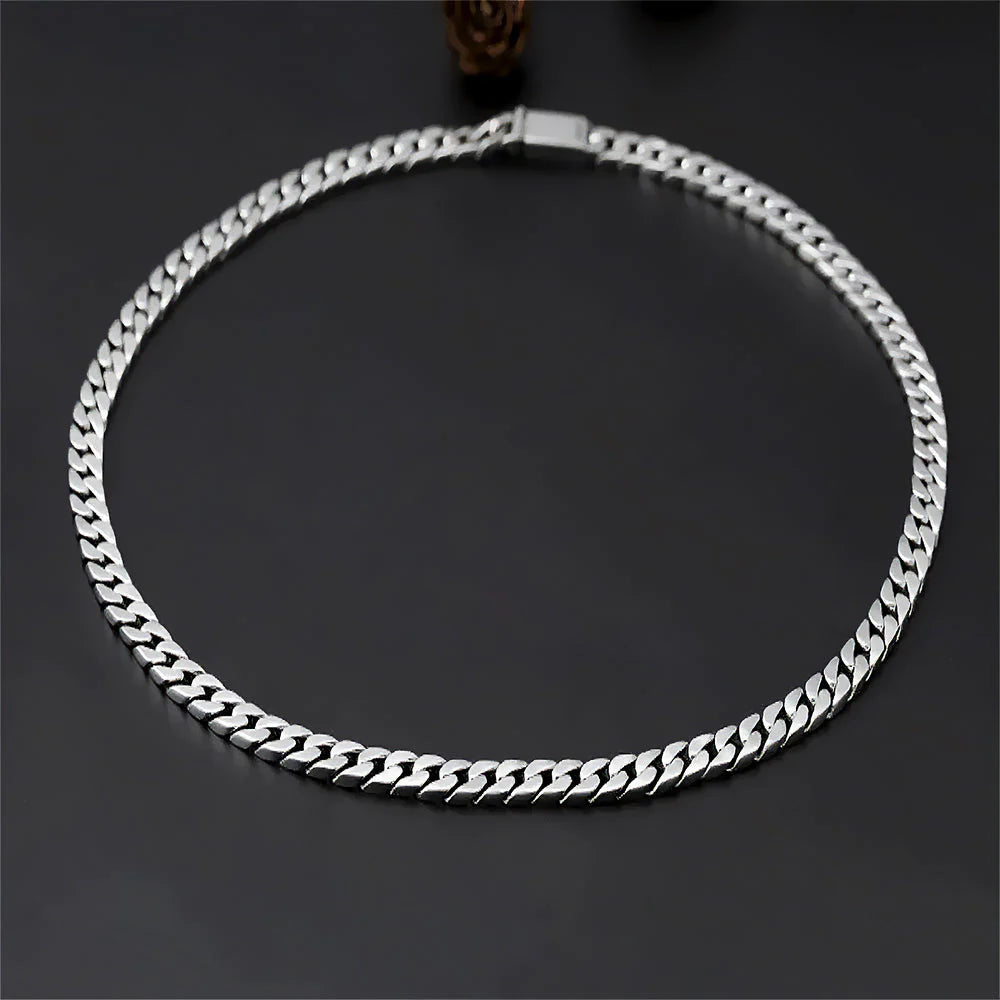 Evedy - Silver Cuban Link Chain