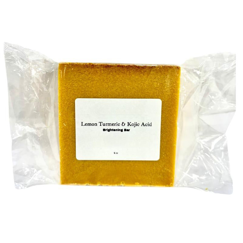 Meesue Lemon Turmeric & Kojic Acid Brightening Bar Soap for Dark Spots and Even Skin