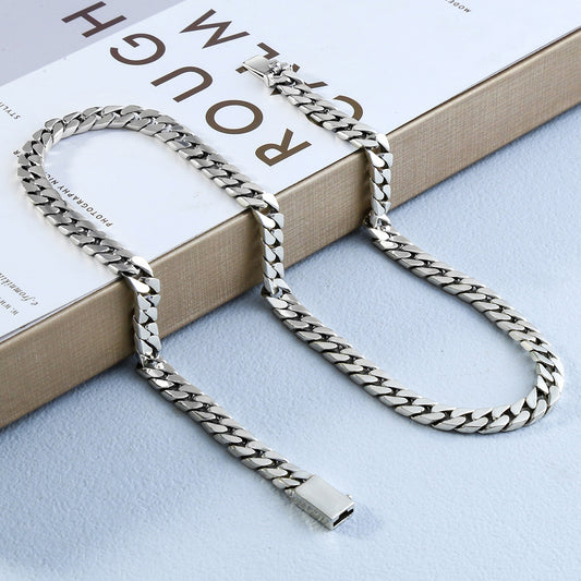 Evedy - Silver Cuban Link Chain