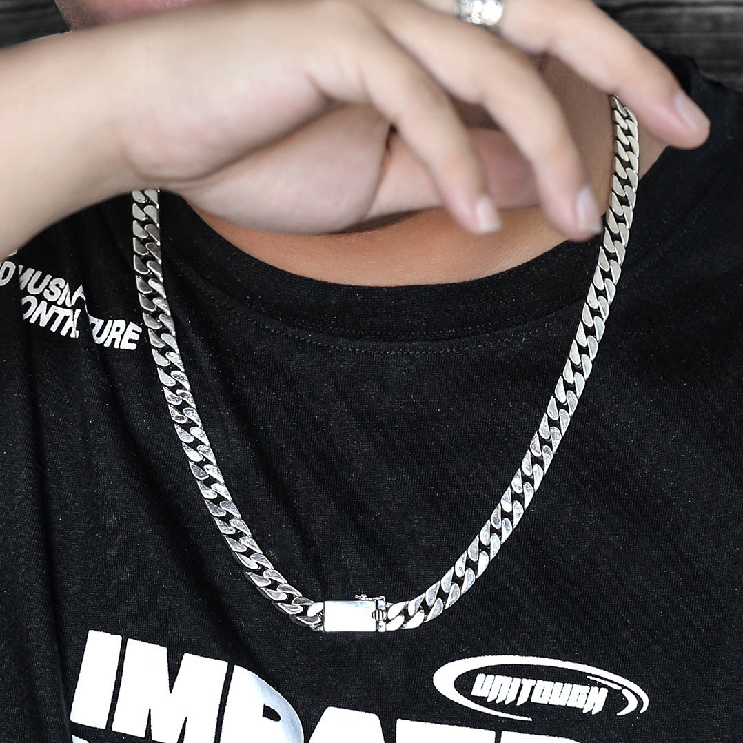 Evedy - Silver Cuban Link Chain