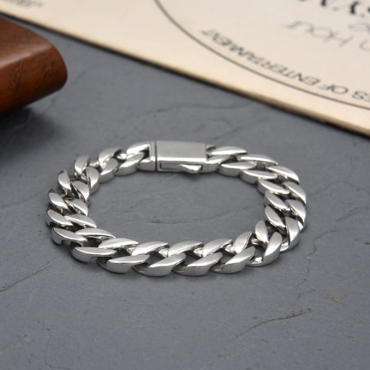Lian - Silver Cuban Bracelet