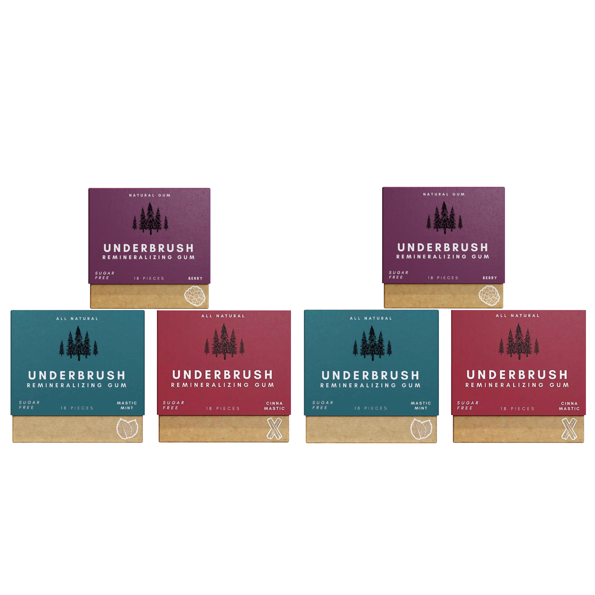 Meesue Underbrush Remineralizing Chewing Gum with Nano-Hydroxyapatite