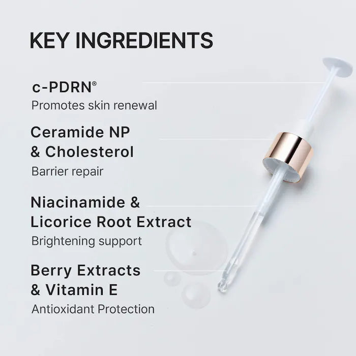 Meesue Dual Effect Ampoule DOT DUAL c-PDRN Salmon DNA Face Serum with Ceramide NP for Anti Aging