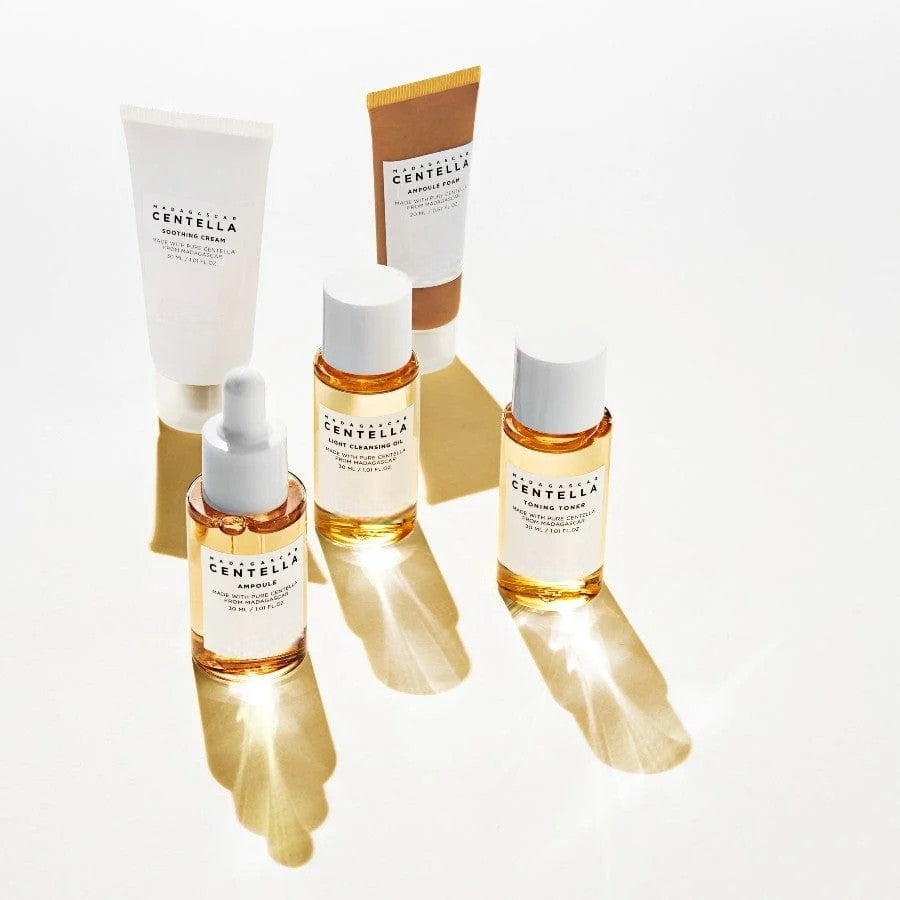 Meesue Madagascar Centella Travel Kit with Soothing Skincare Routine for All Skin Types