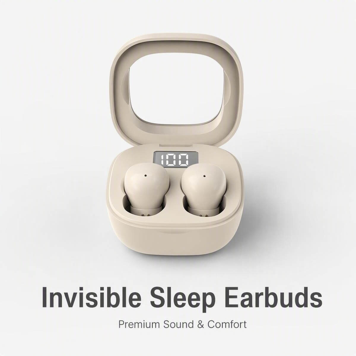 Mini Invisible Sleep Earbuds for Side Sleepers